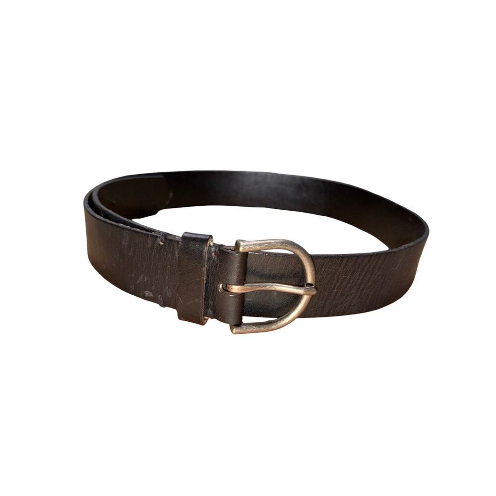 American Eagle Outfitters Black 100% Cowhide Leather Belt Size: XS